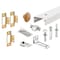 Prime-Line Bi-Fold Closet Track Kit, 36 in. Length, Steel Track, White (1 kit) 161794-1 - alternate 1